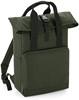 Atlantis BG118 Twin Handle Roll-Top Backpack - Olive-Green - 28 x 38 x 12 cm