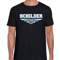 Schilder t-shirt zwart heren - Beroepen shirt