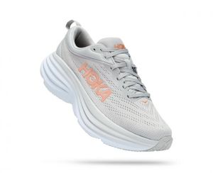 Hoka Bondi 8 hardloopschoenen grijs dames 39 1-3