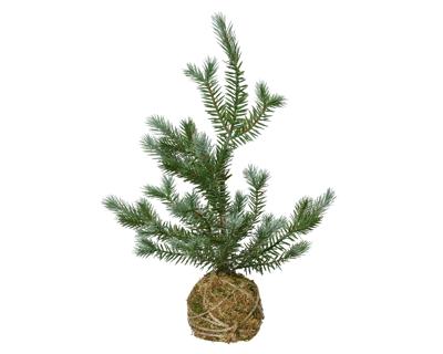 everlands kunstkerstboom op mosbol H42cm