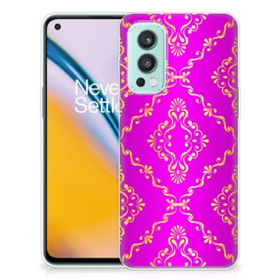 Siliconen Hoesje OnePlus Nord 2 5G Barok Roze