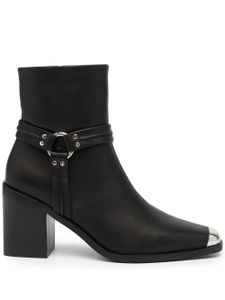 Senso bottines Hunny à bout en métal - Noir