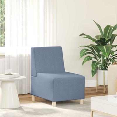 Sofa Stoel Blauw 55 x 74 x 82 cm Katoenen stof