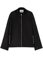 Jil Sander veste de moto à fermeture zippée - Noir - thumbnail