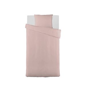 Blokker dekbedovertrek basic - 140x220 cm - roze