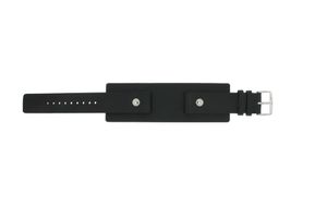 Horlogeband Fossil JR8122 Leder Zwart 20mm