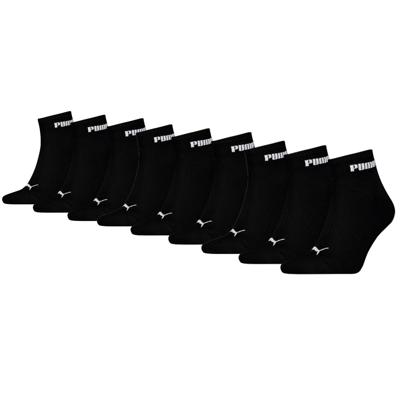 Puma Quartersokken Cushioned New Generation 9-pack Zwart-39/42