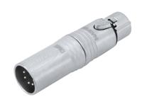 NEUTRIK Adapter 3-pin XLR(F)/5pin XLR(M) NA3F5M