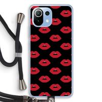 Lips: Xiaomi Mi 11 Lite Transparant Hoesje met koord