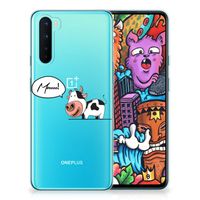 OnePlus Nord Telefoonhoesje met Naam Cow