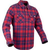 SEGURA Sierra Overshirt, Textiel motorjas heren, Marineblauw-Rood - thumbnail