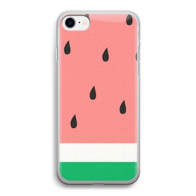 Watermeloen: iPhone SE 2020 Transparant Hoesje