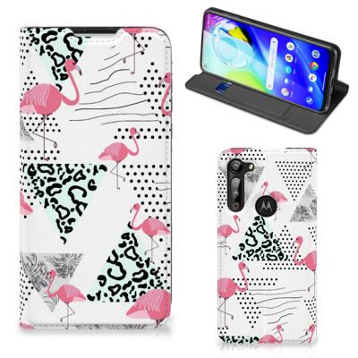 Motorola Moto G8 Power | Hoesje maken | Flamingo Triangle