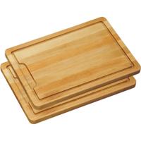 Kesper keuken snijplank - 2x - Beukenhout - 28 x 40 cm