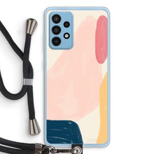Saturday Flow: Samsung Galaxy A52 Transparant Hoesje met koord