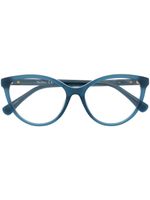 Max Mara Eyewear lunettes de vue à monture d'inspiration wayfarer - Bleu