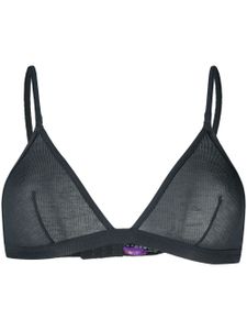 Maison Close soutien-gorge à bonnets triangles - Gris