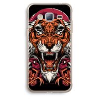 Tiger and Rattlesnakes: Samsung Galaxy J3 (2016) Transparant Hoesje