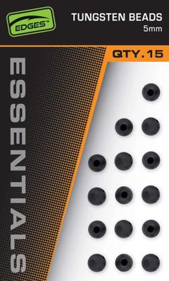 Fox Edges 5mm Tungsten Beads 15st.