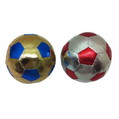 Summertime Stoffen Ball Zilver + Goud 10cm