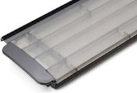 AQS Polycarbonaat zwembad lamellen- per m2 - Graphite