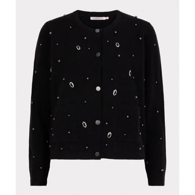 Esqualo - Zwart | Dames | Vest | Zwart | XXL | regular | Kamst mode