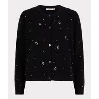 Esqualo - Zwart | Dames | Vest | Zwart | XXL | regular | Kamst mode