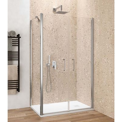 Zijwand Lacus Giglio Evo 70x200 cm Aluminium Profiel Chroom Lacus