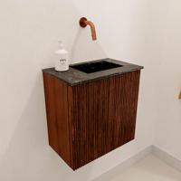 Toiletmeubel Mondiaz Joya Dlux | 40 cm | Meubelkleur Ruby | Faye wastafel Lava Wasbak Rechts | Zonder kraangat(en) Toiletmeubel Mondiaz Joya Dlux | 40 cm | Meubelkleur Ruby | Faye wastafel Lava Wasbak Rechts | Zonder kraangat(en)