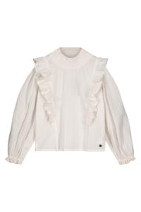 Like Flo Teens - Meisjes blouse gestrept - Cato - Off wit