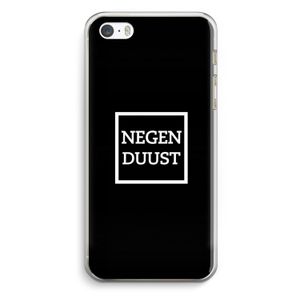 Negenduust black: iPhone 5 / 5S / SE Transparant Hoesje