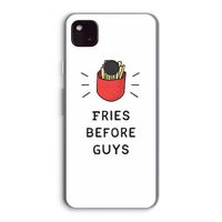 Fries before guys: Google Pixel 4a 5G Transparant Hoesje
