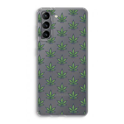 Weed: Samsung Galaxy S21 Transparant Hoesje