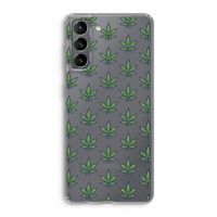 Weed: Samsung Galaxy S21 Transparant Hoesje