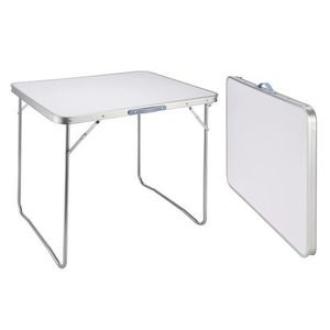 Inklapbare tafel voor op de camping 80 x 60 x 69 cm   -