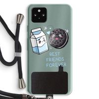 Best Friend Forever: Pixel 5a 5G Transparant Hoesje met koord