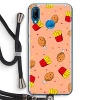 Chicken 'n Fries: Huawei P20 Lite Transparant Hoesje met koord