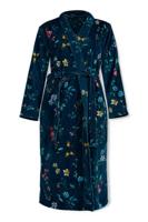 Pip Studio Badjas Les Fleurs Donkerblauw XL Pip Studio Badjas Les Fleurs Donkerblauw XL
