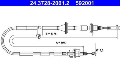 Koppelingkabel 24372820012