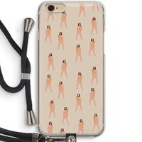 You're so golden: iPhone 6 / 6S Transparant Hoesje met koord