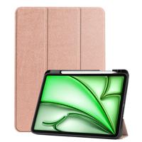 Basey Apple iPad Air 6 11 (2024) Hoesje Kunstleer Hoes Case Cover -Rose goud - thumbnail