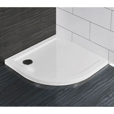 Douchebak SaniClear Athene | 80x80 cm | SMC | Excl.Afvoer | Kwartrond | Wit