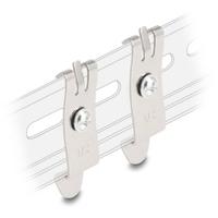 Delock 88142 Adapter Schroefbevestiging Zonder connectoren Grijs