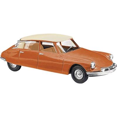 Busch 48019 H0 Auto Citroën DS19 tweekleurig, oranje/crème Busch 48019 H0 Auto Citroën DS19 tweekleurig, oranje/crème