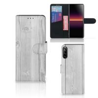 Sony Xperia L4 | Book Style Case | White Wood