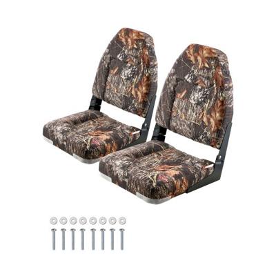 VEVOR Bootstoel met hoge rugleuning, schuimkussen, camouflagekleur