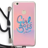Girl boss: Huawei Ascend P8 Lite (2017) Transparant Hoesje met koord