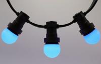 E27 Blauwe LED-lamp 45mm 1W van Polycarbonaat | LVS | Lamp kopen | LVS | Lamp kopen | LVS | Lamp kopen | LVS | Lamp kopen