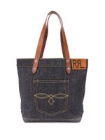 Ralph Lauren RRL sac cabas bi-matière - Bleu
