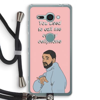 Hotline bling: Sony Xperia XZ2 Compact Transparant Hoesje met koord